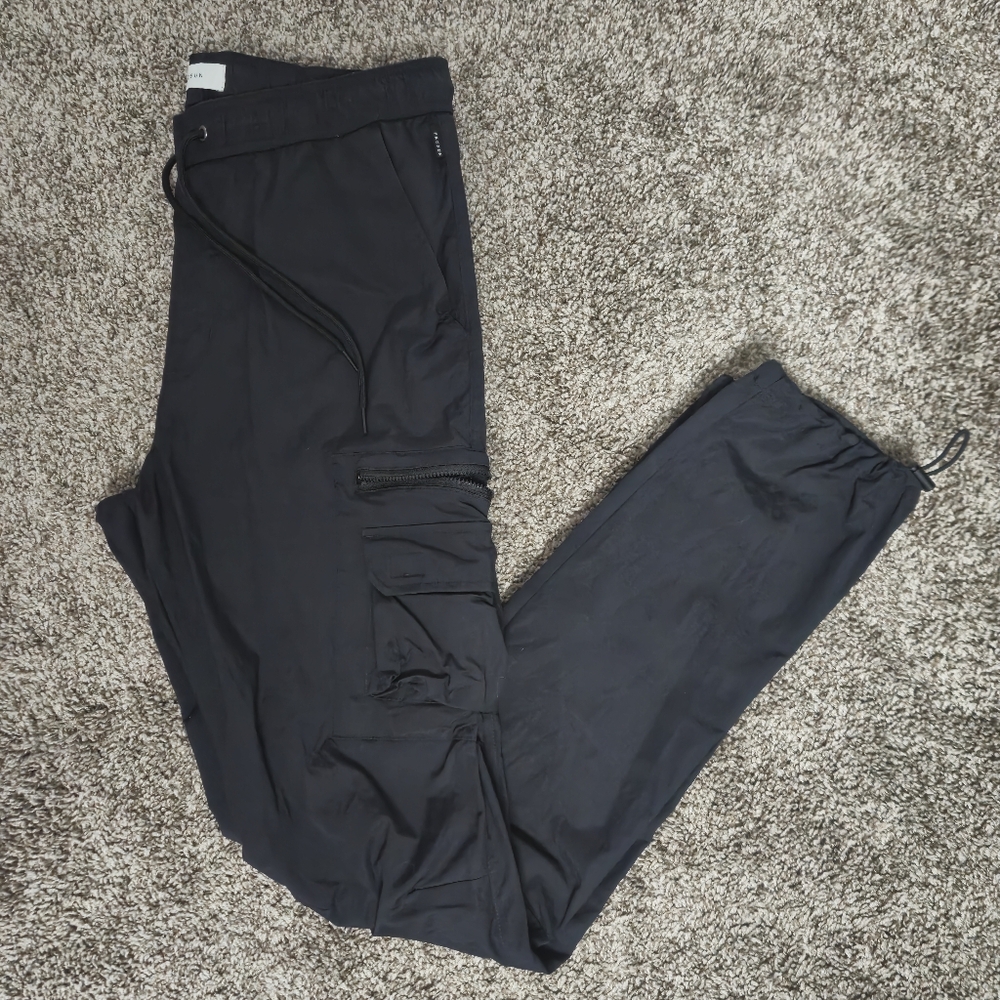 Men's Black Slim Cargo pants